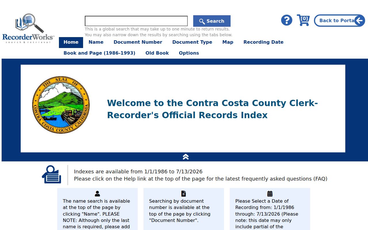 Brentwood people search RecorderWorks official records index