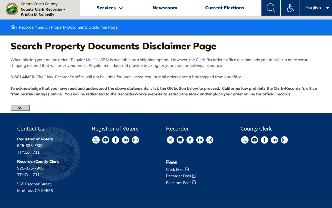 Brentwood public records RecorderWorks search gateway